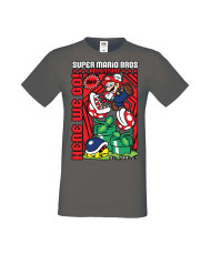 Мъжка Тениска Anime Manga Super Mario Bros