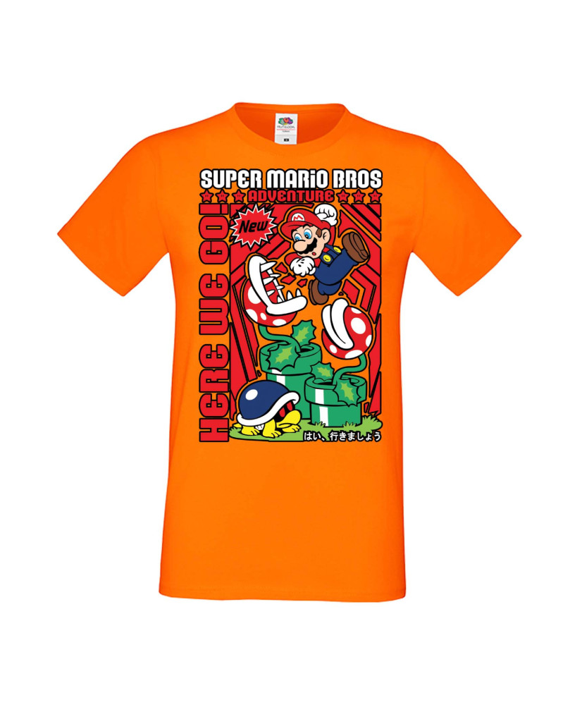 Мъжка Тениска Anime Manga Super Mario Bros