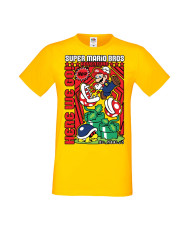 Мъжка Тениска Anime Manga Super Mario Bros
