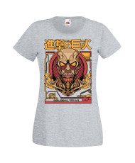Дамска Тениска Manga Anime Attack On Titan Colosal Titan