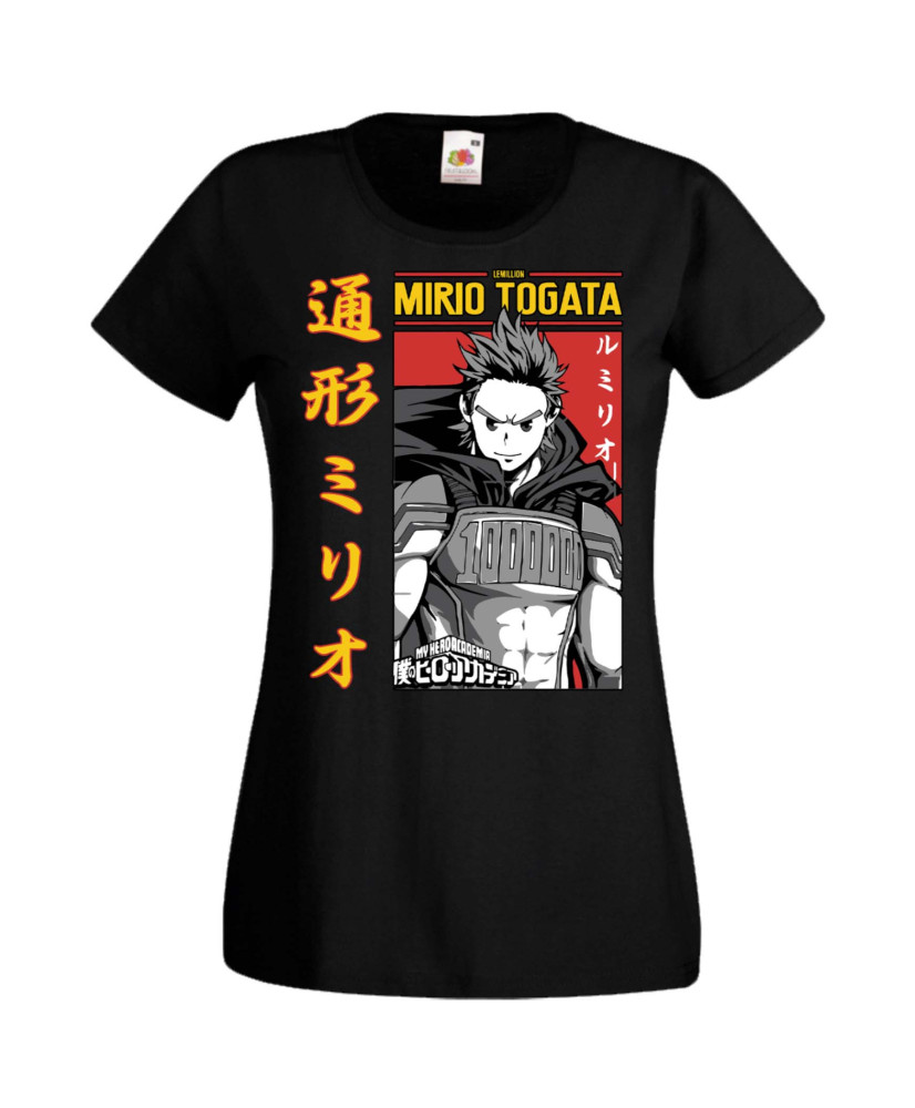 Дамска Тениска Manga Anime My Hero Academia Mirio Togata Дамска Тениска Manga Anime My Hero Academia Mirio Togata