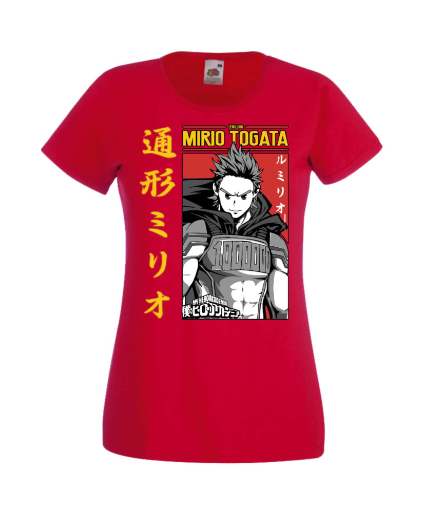 Дамска Тениска Manga Anime My Hero Academia Mirio Togata Дамска Тениска Manga Anime My Hero Academia Mirio Togata