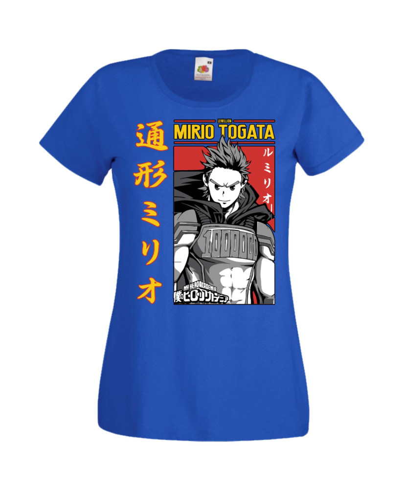 Дамска Тениска Manga Anime My Hero Academia Mirio Togata Дамска Тениска Manga Anime My Hero Academia Mirio Togata