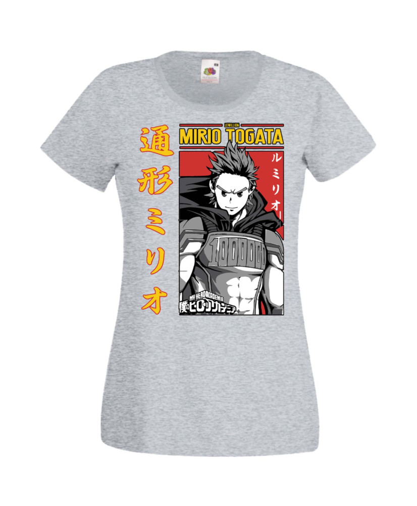 Дамска Тениска Manga Anime My Hero Academia Mirio Togata Дамска Тениска Manga Anime My Hero Academia Mirio Togata