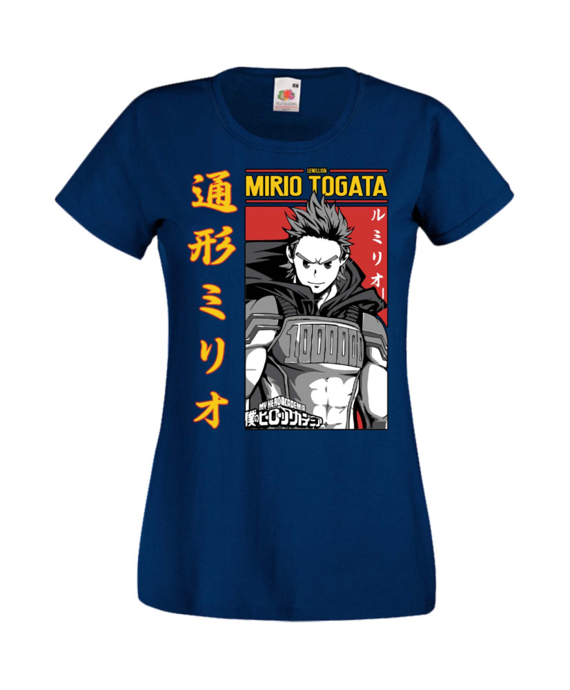 Дамска Тениска Manga Anime My Hero Academia Mirio Togata Дамска Тениска Manga Anime My Hero Academia Mirio Togata