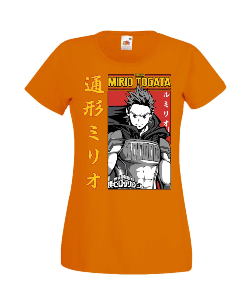 Дамска Тениска Manga Anime My Hero Academia Mirio Togata Дамска Тениска Manga Anime My Hero Academia Mirio Togata
