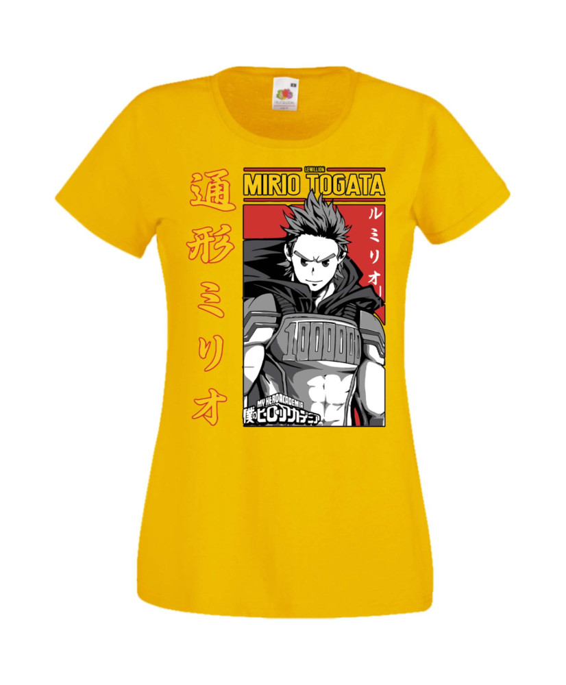 Дамска Тениска Manga Anime My Hero Academia Mirio Togata Дамска Тениска Manga Anime My Hero Academia Mirio Togata