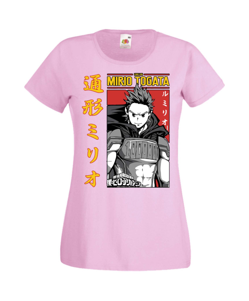 Дамска Тениска Manga Anime My Hero Academia Mirio Togata Дамска Тениска Manga Anime My Hero Academia Mirio Togata