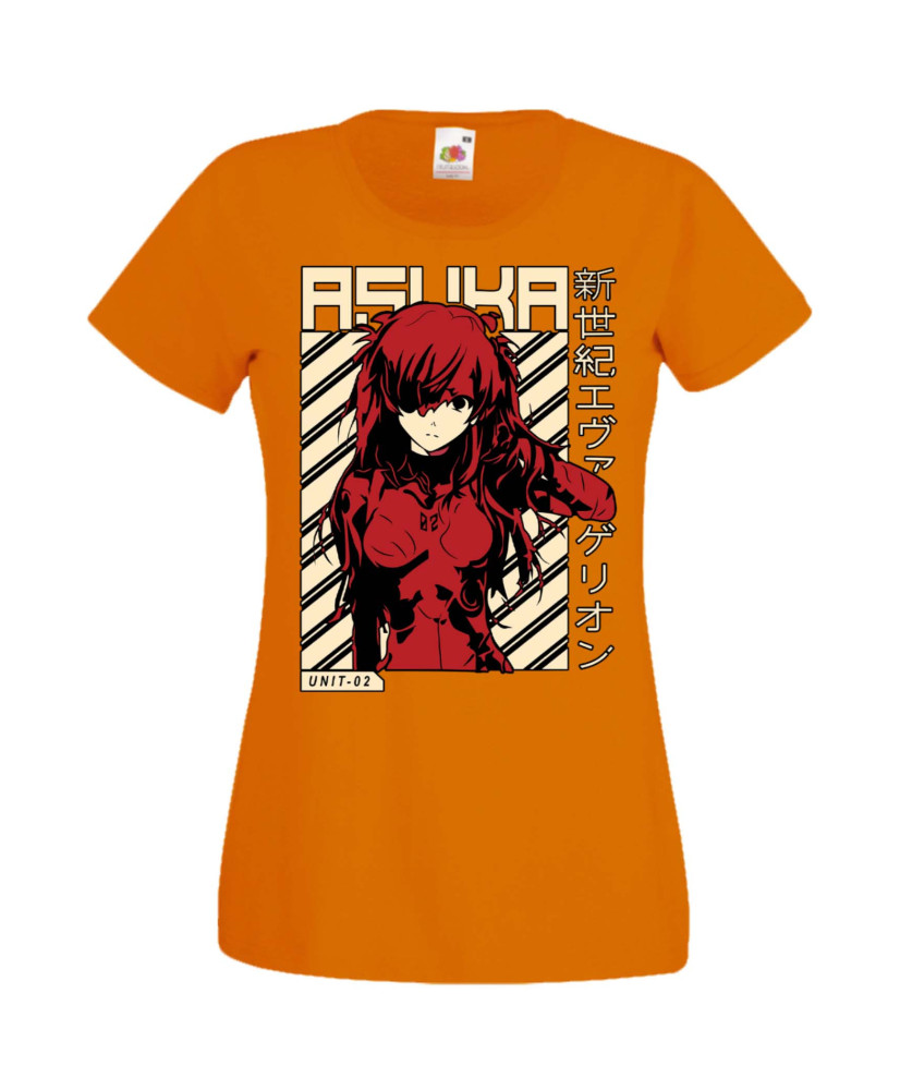 Дамска Тениска Manga Anime Neon Genesis Evangelion Asuka
