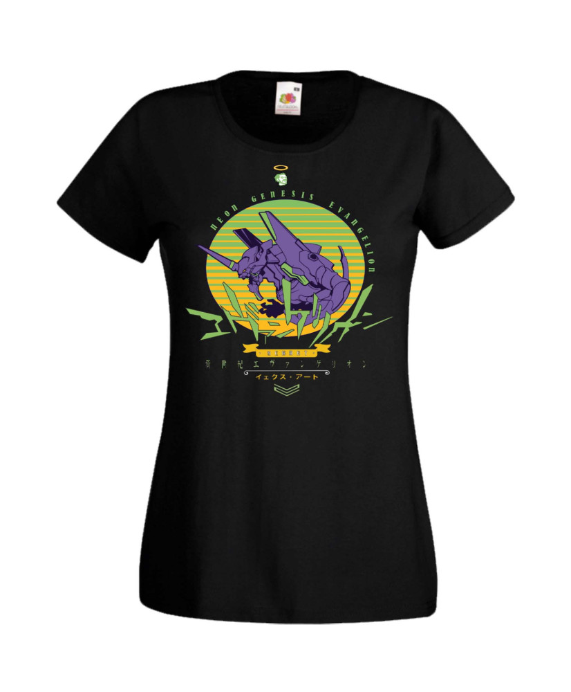 Дамска Тениска Manga Anime Neon Genesis Evangelion Eva Unit 01 Дамска Тениска Manga Anime Neon Genesis Evangelion Eva Unit 01