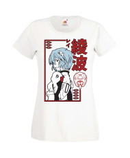 Дамска Тениска Manga Anime Neon Genesis Evangelion Rei Ayanami