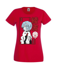Дамска Тениска Manga Anime Neon Genesis Evangelion Rei Ayanami