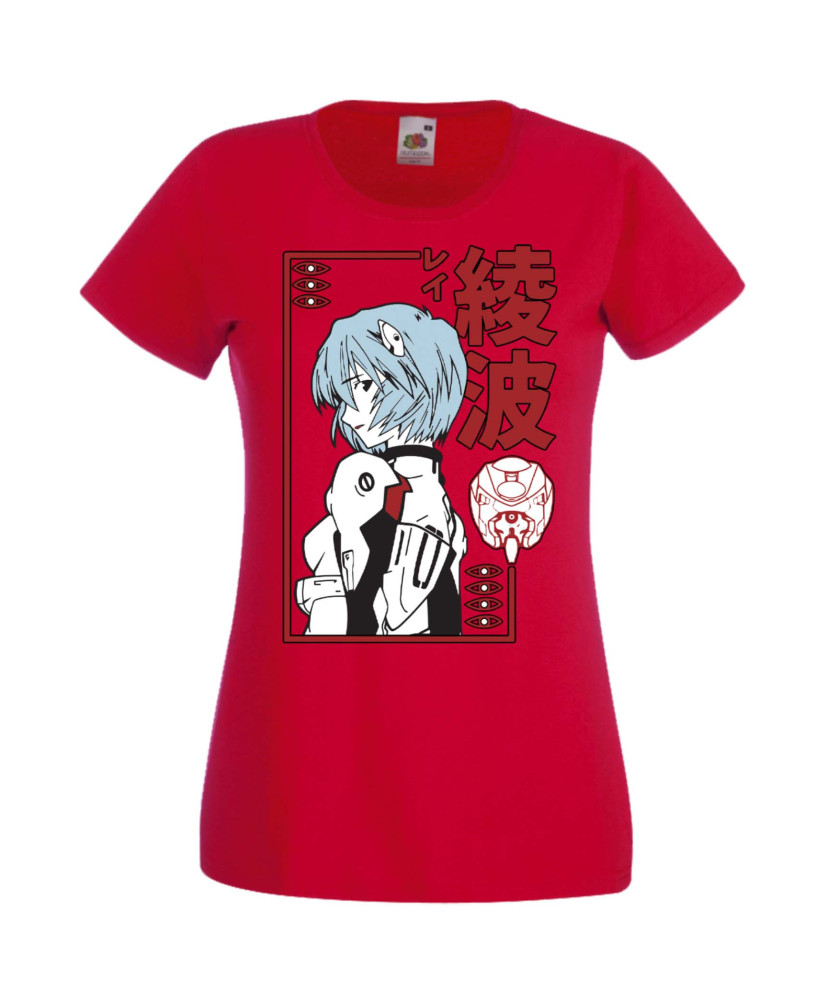 Дамска Тениска Manga Anime Neon Genesis Evangelion Rei Ayanami