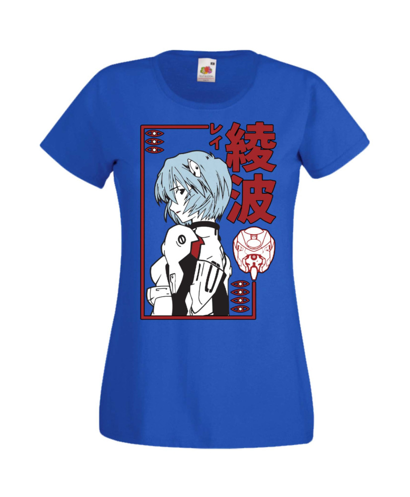 Дамска Тениска Manga Anime Neon Genesis Evangelion Rei Ayanami