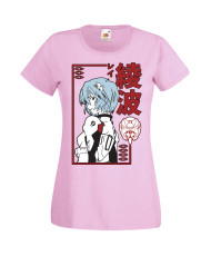 Дамска Тениска Manga Anime Neon Genesis Evangelion Rei Ayanami
