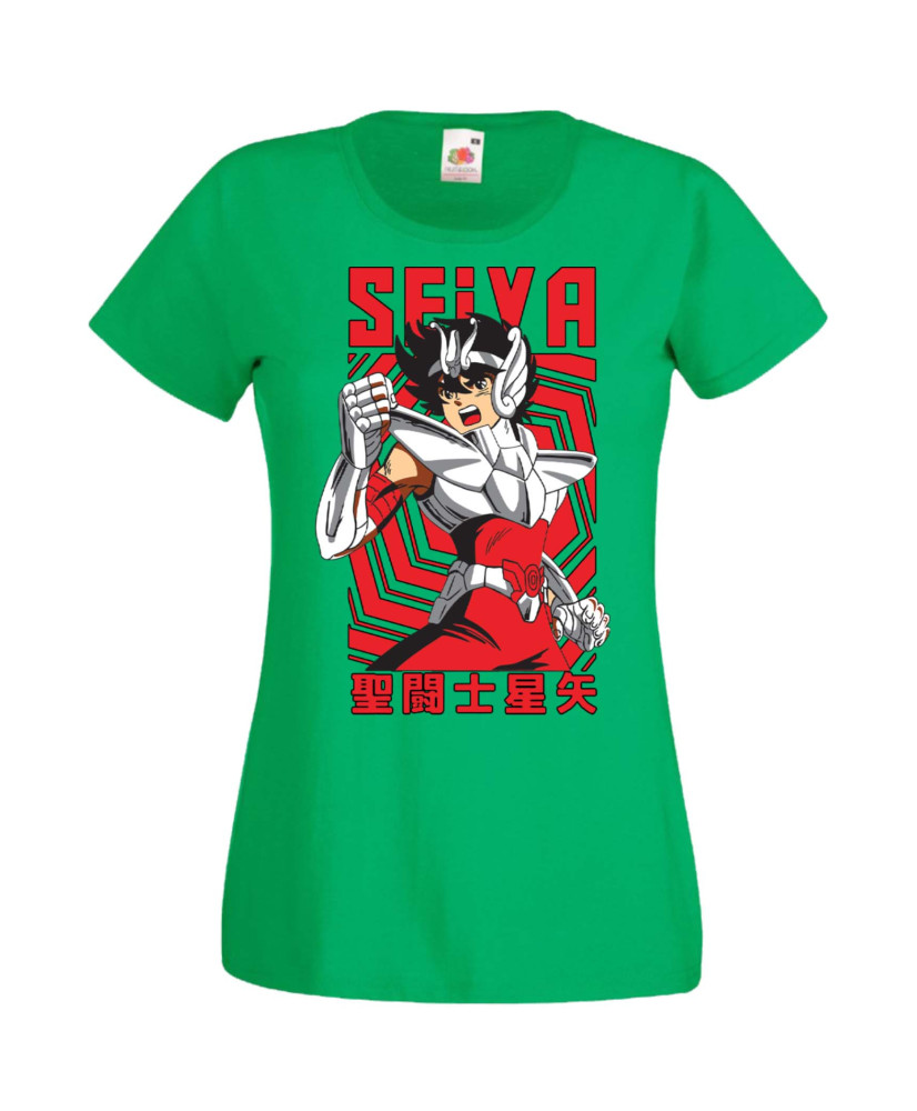 Дамска Тениска Manga Anime Saint Seiya Pegasus 02