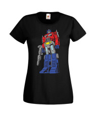 Дамска Тениска Manga Anime Transformers Optimus Prime 01