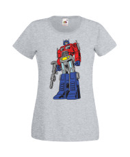 Дамска Тениска Manga Anime Transformers Optimus Prime 01