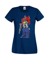 Дамска Тениска Manga Anime Transformers Optimus Prime 01
