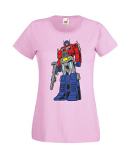 Дамска Тениска Manga Anime Transformers Optimus Prime 01