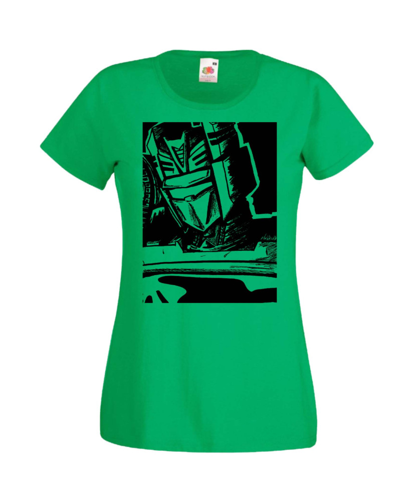 Дамска Тениска Manga Anime Transformers Optimus Prime 02