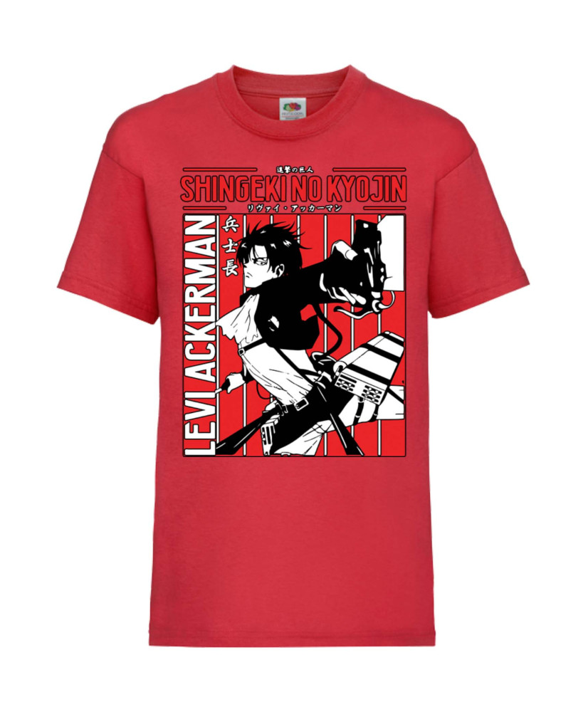 Детска Тениска Attack On Titan Levi Ackerman