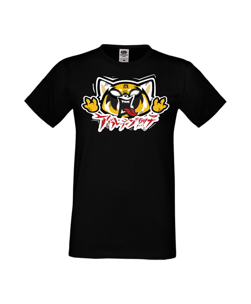 Мъжка Тениска Manga Anime Aggresive Panda