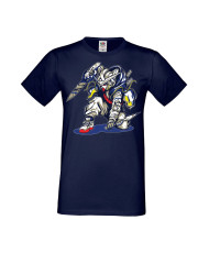 Мъжка Тениска Manga Anime Ninja Robot Mech