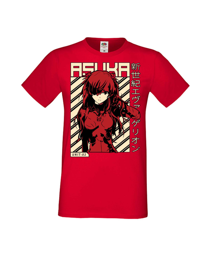 Мъжка Тениска Manga Anime Evangelion Asuka