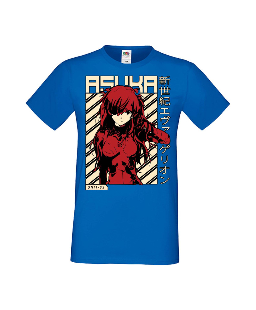 Мъжка Тениска Manga Anime Evangelion Asuka