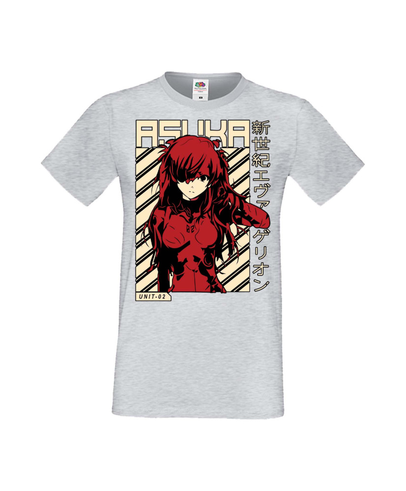 Мъжка Тениска Manga Anime Evangelion Asuka