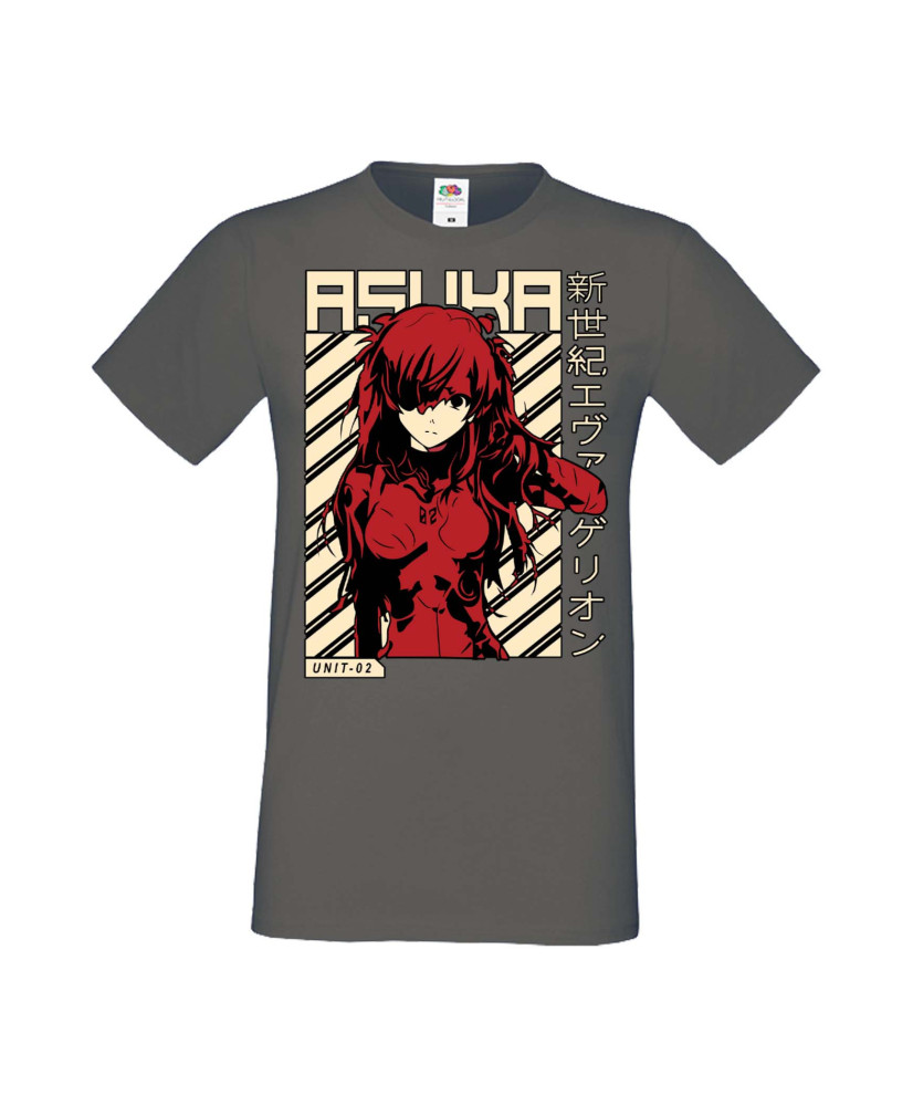Мъжка Тениска Manga Anime Evangelion Asuka