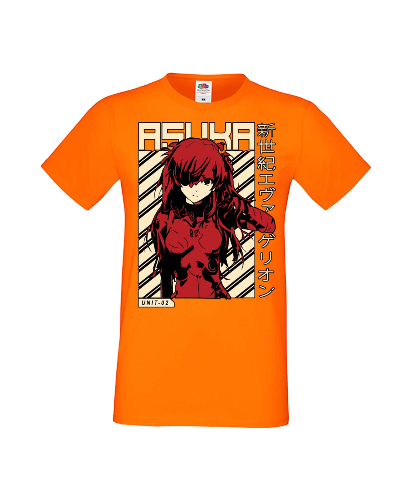 Мъжка Тениска Manga Anime Evangelion Asuka