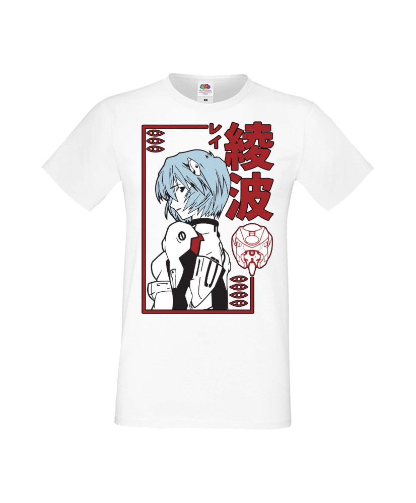 Мъжка Тениска Manga Anime Genesis Rei Ayanami