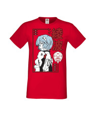 Мъжка Тениска Manga Anime Genesis Rei Ayanami