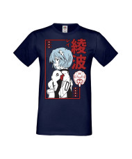 Мъжка Тениска Manga Anime Genesis Rei Ayanami