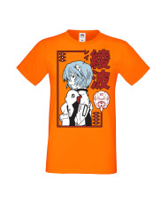 Мъжка Тениска Manga Anime Genesis Rei Ayanami