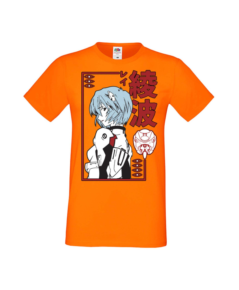 Мъжка Тениска Manga Anime Genesis Rei Ayanami