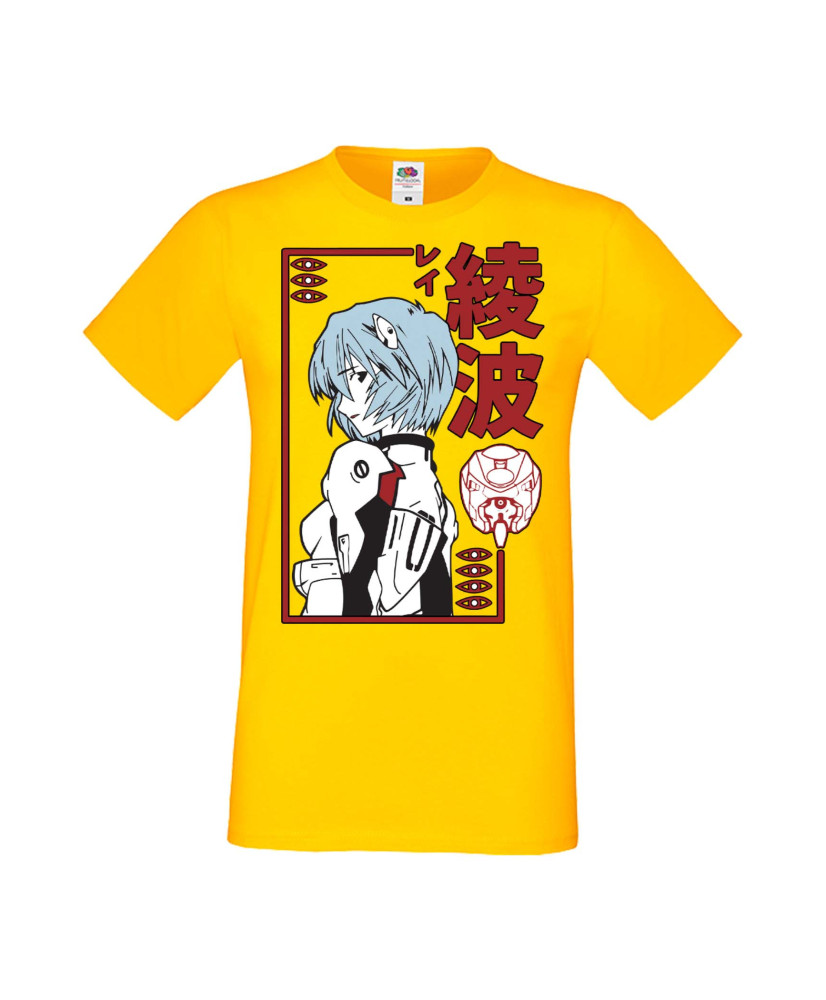 Мъжка Тениска Manga Anime Genesis Rei Ayanami