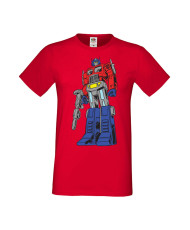 Мъжка Тениска Manga Anime Optimus Prime