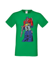 Мъжка Тениска Manga Anime Optimus Prime