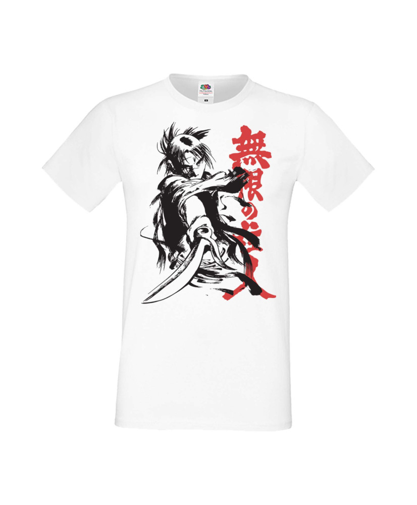 Мъжка Тениска Manga Anime Immortal Samurai
