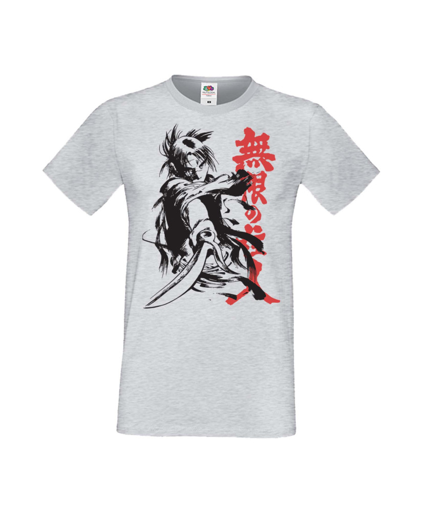 Мъжка Тениска Manga Anime Immortal Samurai
