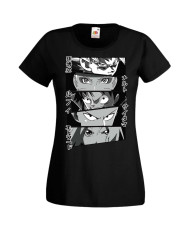 Дамска Тениска Manga Anime Anime Heroes Naruto Goku Luffy Sakura