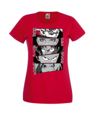 Дамска Тениска Manga Anime Anime Heroes Naruto Goku Luffy Sakura