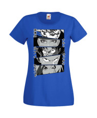 Дамска Тениска Manga Anime Anime Heroes Naruto Goku Luffy Sakura