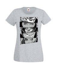 Дамска Тениска Manga Anime Anime Heroes Naruto Goku Luffy Sakura