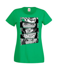 Дамска Тениска Manga Anime Anime Heroes Naruto Goku Luffy Sakura