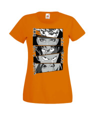Дамска Тениска Manga Anime Anime Heroes Naruto Goku Luffy Sakura