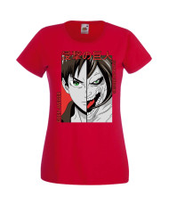 Дамска Тениска Manga Anime Attack On Titan Eren Jaeger 01